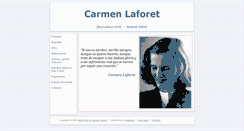 Desktop Screenshot of carmenlaforet.com